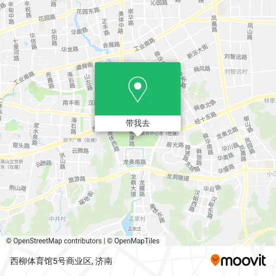 西柳体育馆5号商业区地图