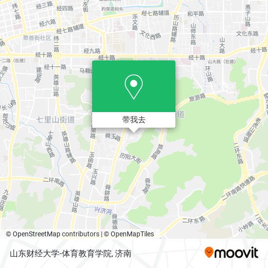 山东财经大学-体育教育学院地图