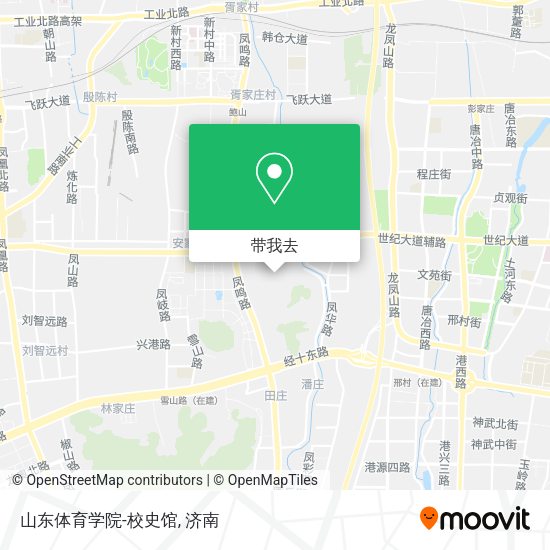 山东体育学院-校史馆地图