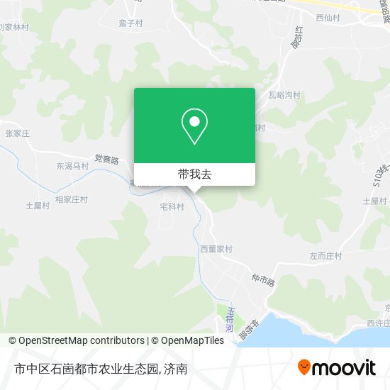 市中区石崮都市农业生态园地图