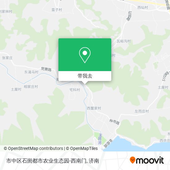 市中区石崮都市农业生态园-西南门地图