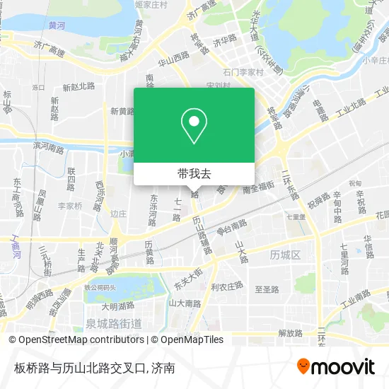 板桥路与历山北路交叉口地图