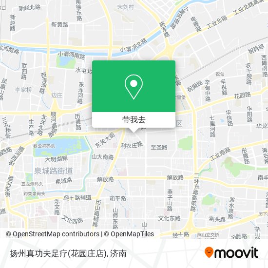 扬州真功夫足疗(花园庄店)地图