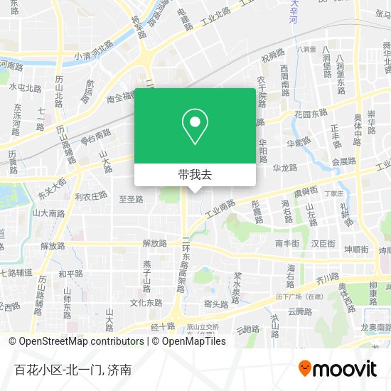 百花小区-北一门地图