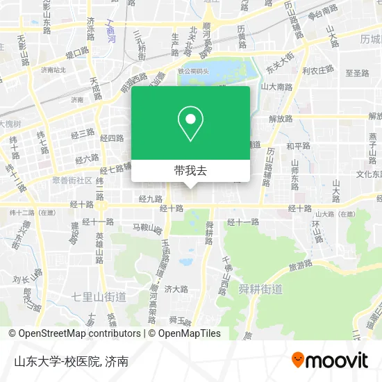山东大学-校医院地图