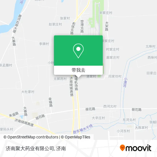 济南聚大药业有限公司地图