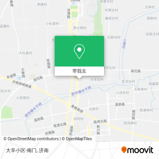大辛小区-南门地图