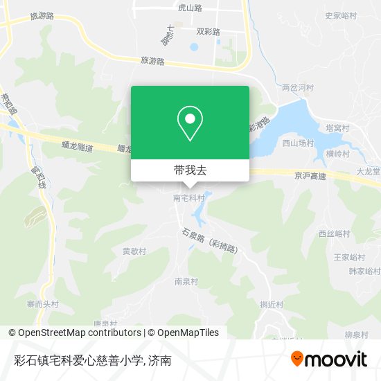 彩石镇宅科爱心慈善小学地图