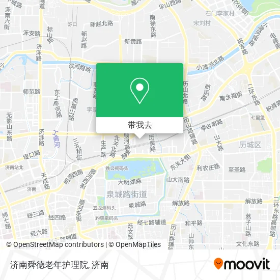 济南舜德老年护理院地图
