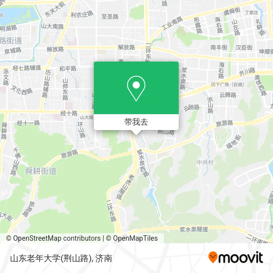 山东老年大学(荆山路)地图