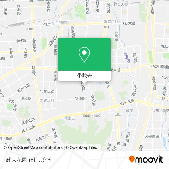 建大花园-正门地图