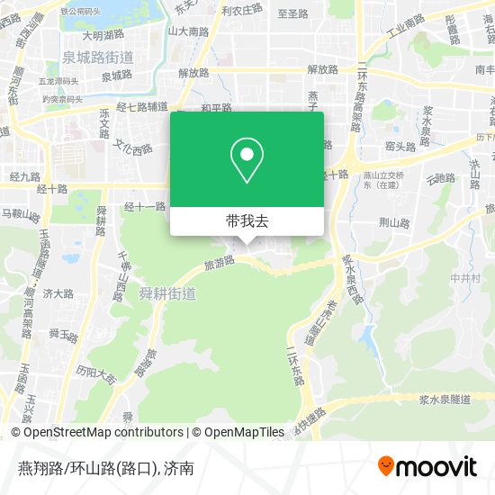 燕翔路/环山路(路口)地图