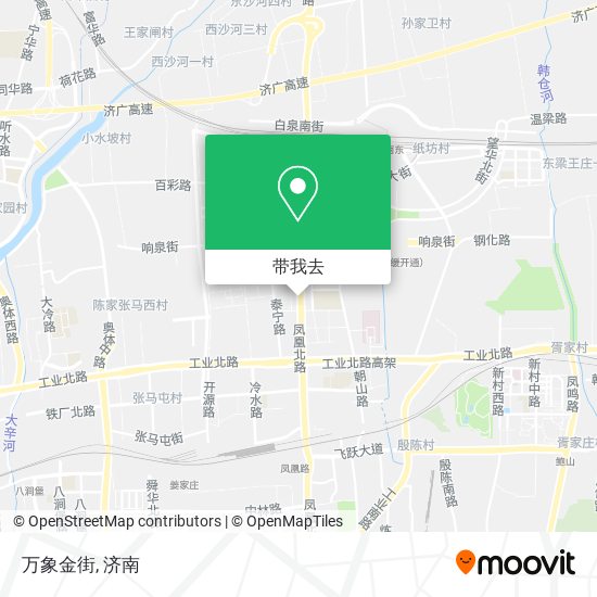 万象金街地图