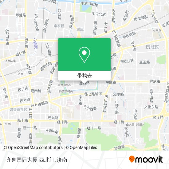 齐鲁国际大厦-西北门地图