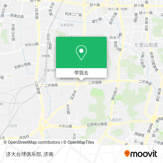济大台球俱乐部地图