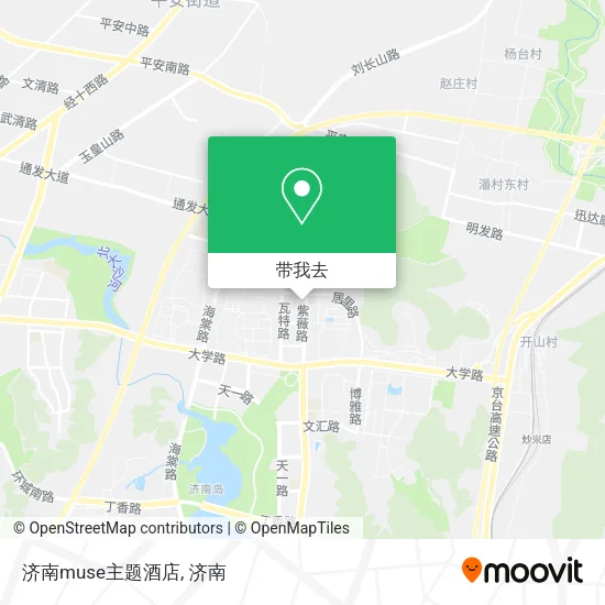 济南muse主题酒店地图