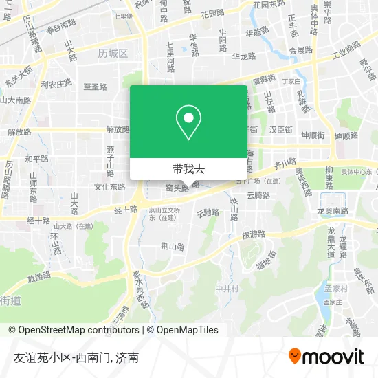 友谊苑小区-西南门地图