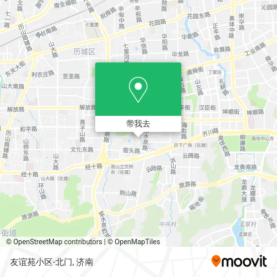 友谊苑小区-北门地图
