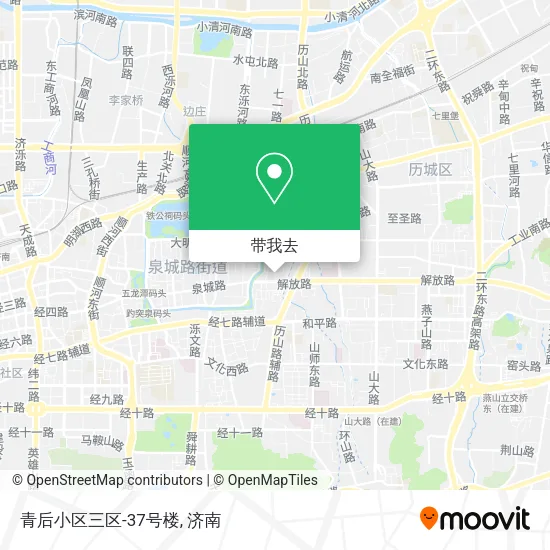 青后小区三区-37号楼地图