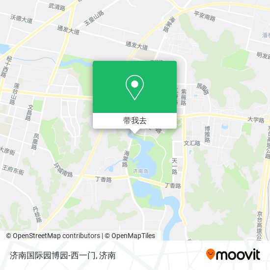 济南国际园博园-西一门地图