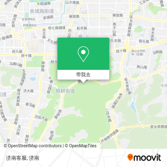 济南客服地图