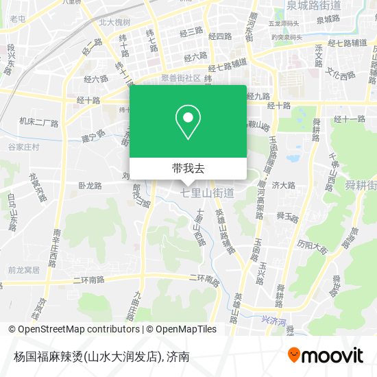 杨国福麻辣烫(山水大润发店)地图
