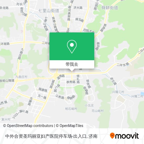 中外合资圣玛丽亚妇产医院停车场-出入口地图