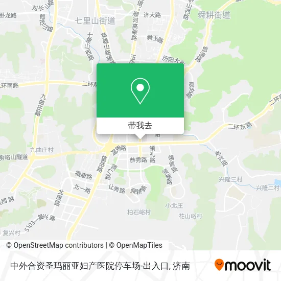 中外合资圣玛丽亚妇产医院停车场-出入口地图