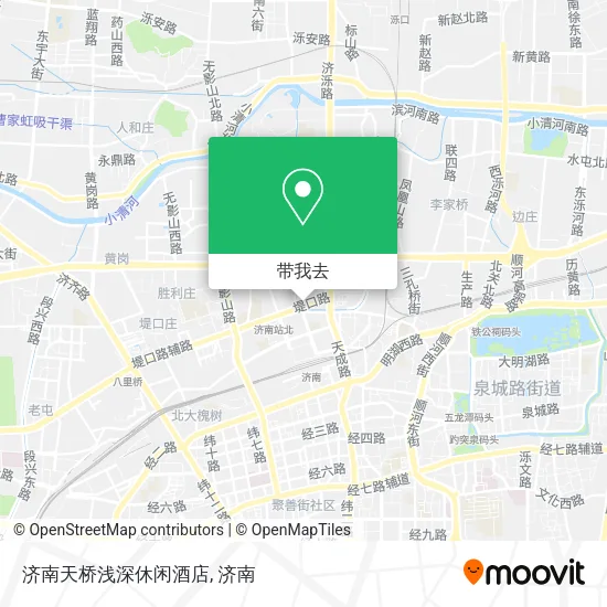 济南天桥浅深休闲酒店地图