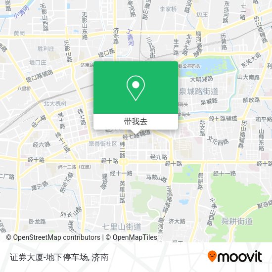 证券大厦-地下停车场地图