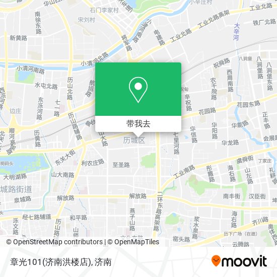 章光101(济南洪楼店)地图