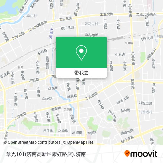 章光101(济南高新区康虹路店)地图