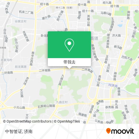 中智签证地图
