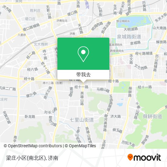 梁庄小区(南北区)地图