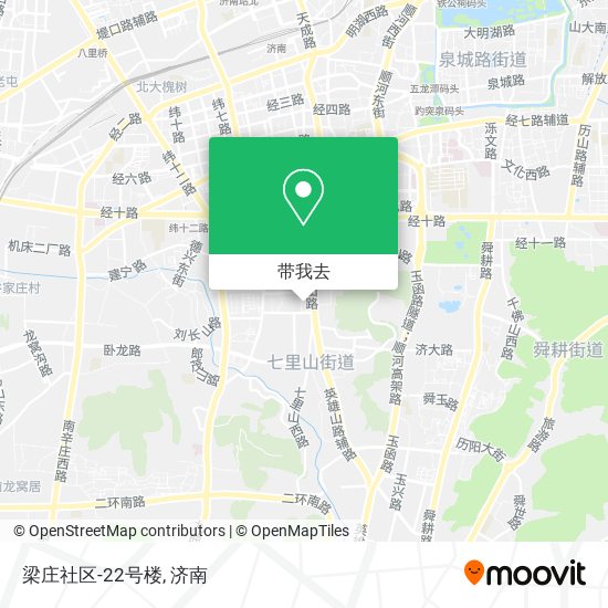 梁庄社区-22号楼地图