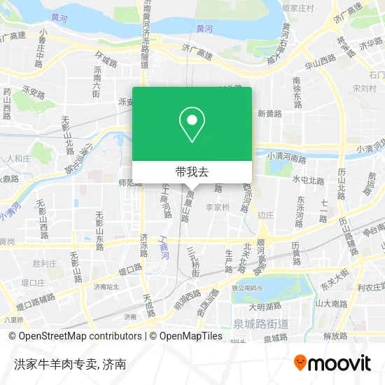 洪家牛羊肉专卖地图