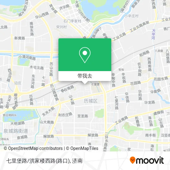 七里堡路/洪家楼西路(路口)地图
