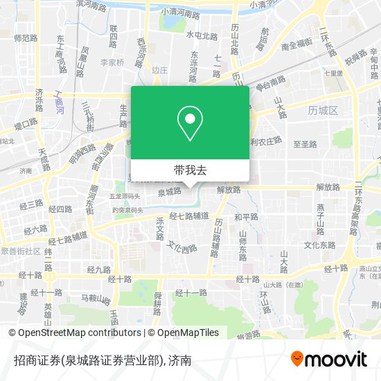 招商证券(泉城路证券营业部)地图
