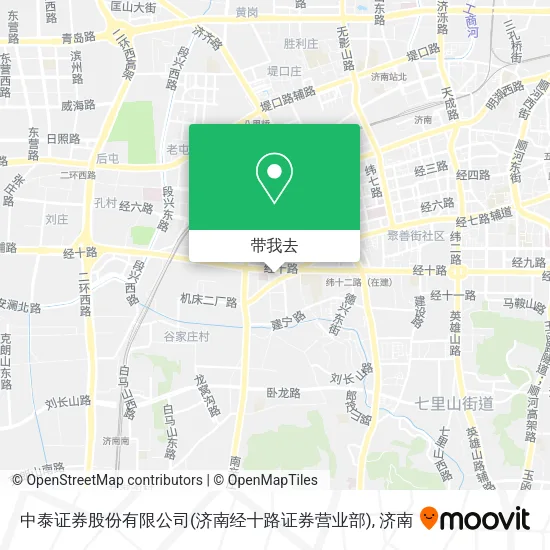 中泰证券股份有限公司(济南经十路证券营业部)地图