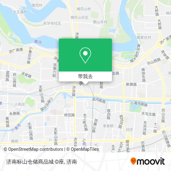 济南标山仓储商品城-D座地图