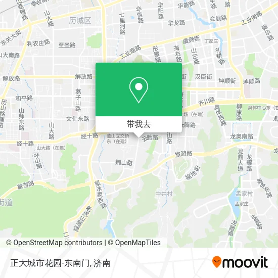 正大城市花园-东南门地图
