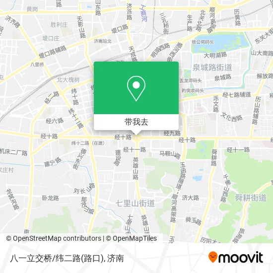 八一立交桥/纬二路(路口)地图