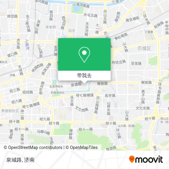 泉城路地图