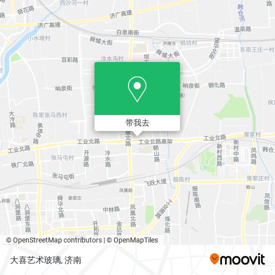 大喜艺术玻璃地图