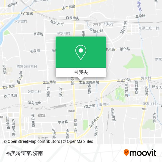 福美玲窗帘地图
