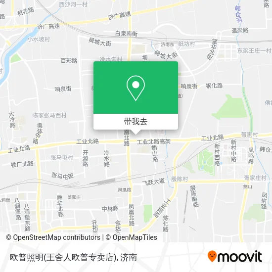 欧普照明(王舍人欧普专卖店)地图