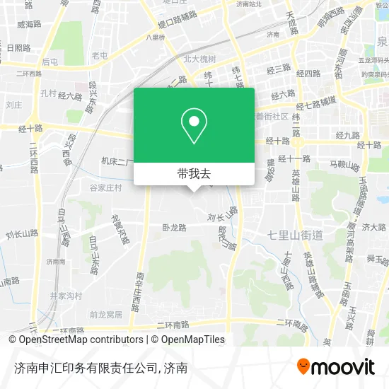 济南申汇印务有限责任公司地图