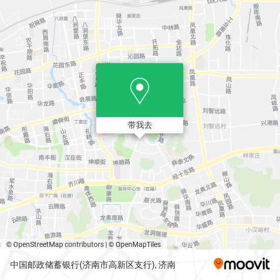 中国邮政储蓄银行(济南市高新区支行)地图