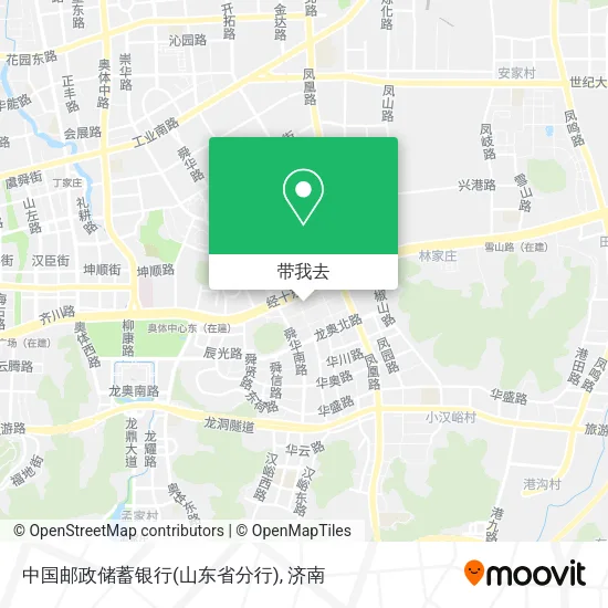 中国邮政储蓄银行(山东省分行)地图