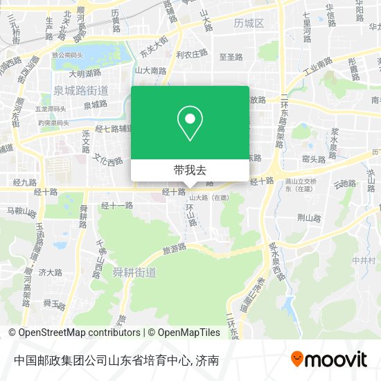 中国邮政集团公司山东省培育中心地图